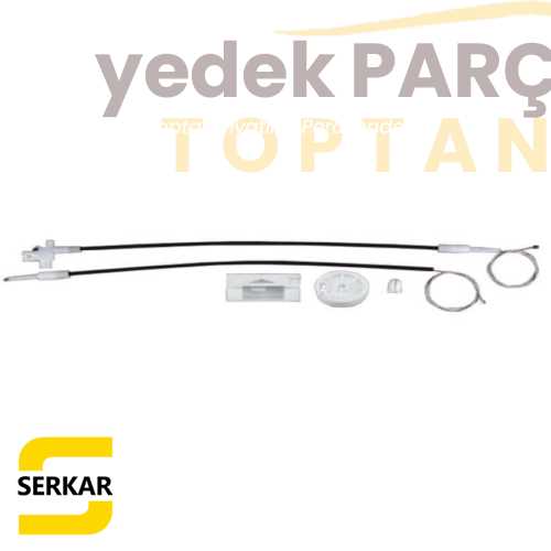 SERKAR  MEGANE I CAM KRIKO TELİ ÖN SOL SET 