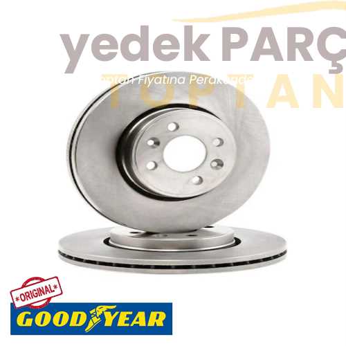 Yedek Parça :GOODYEAR FREN DISKI ÖN 259MM ORTA  BOY ADET FIYATIDIR(KUTU IÇI 2ADET) Özellikler: 259MM ORTA  BOY ADET FIYATIDIR(KUTU IÇI 2ADET)