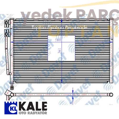 Yedek Parça :KALE KLIMA RADYATÖRÜ KURUTUCUSUZ Özellikler: KURUTUCUSUZ