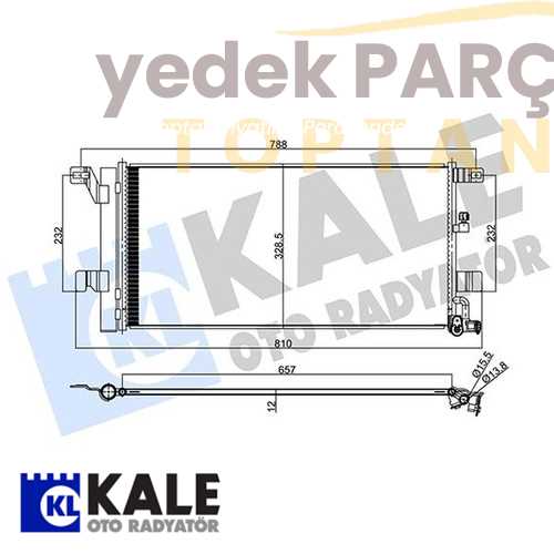 KALE KLIMA RADYATÖRÜ 8FC 351 009-581