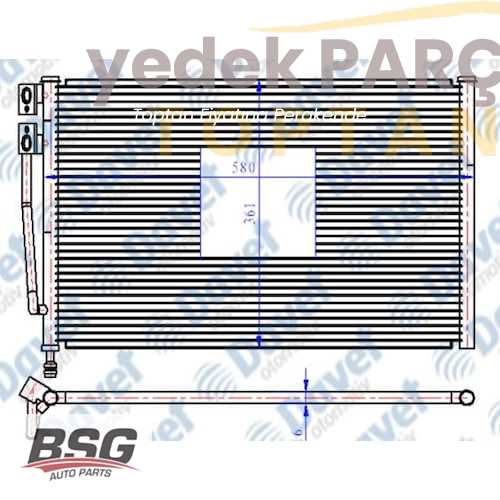 BSG KLIMA RADYATÖRÜ 1.4 BENZINLI/DIZEL