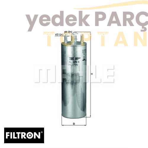 FILTRON YAKIT FILTRESI 4 ÇIKISLI / KL229/4 / FCS709