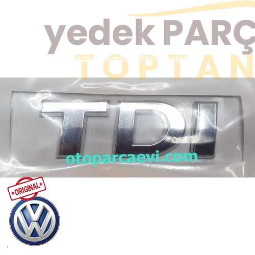 Yedek Parça :IOE-VW YAZI TDI Özellikler: TDI