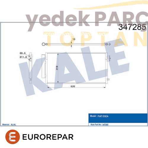 EUROREPAR KLIMA RADYATÖRÜ KONDENSER