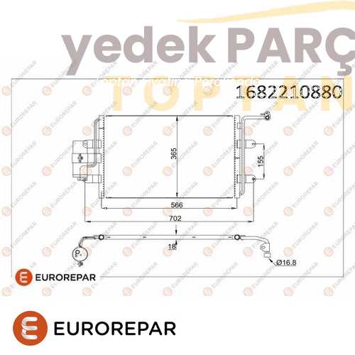 EUROREPAR KLIMA RADYATÖRÜ 8FC 351 036-381