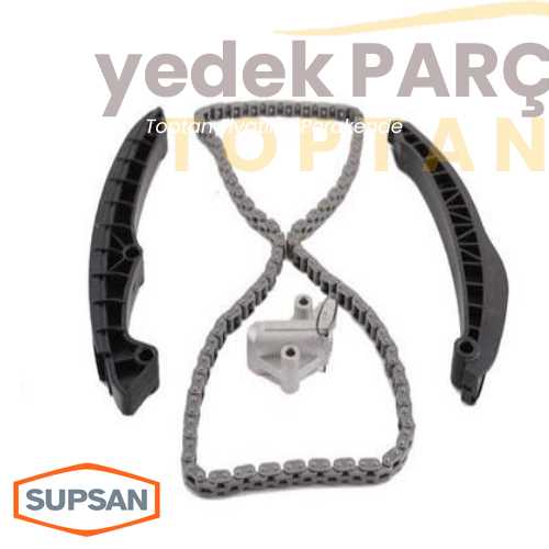 SUPSAN ZINCIR SETI 4 PARCA VW GOLF5-6 PASSAT JETTA TIGUAN SCIROCCO 1.4 16V TSI 122 BG/140 BG/160 BG