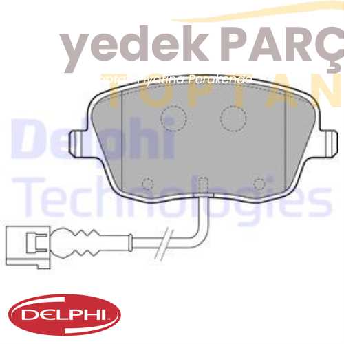 Yedek Parça :DELPHI FREN BALATASI ON CORDOBA IBIZA FABIA ROOMSTER POLO BLUEMOTION 99> 1.4TDI Özellikler: LP1754