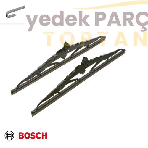 Yedek Parça :BOSCH SILECEK SETI ECO 400MM 400C UNIVERSAL Özellikler: 3397005158