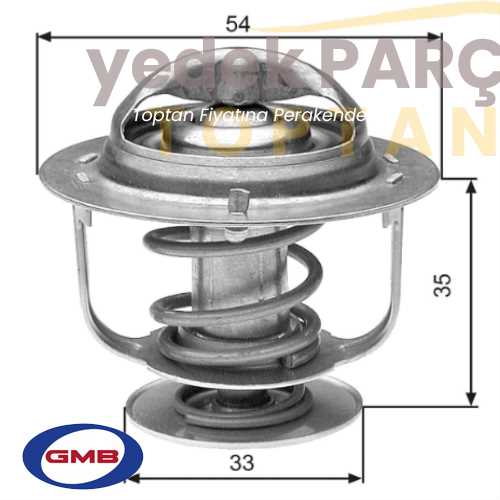Yedek Parça :GMB TERMOSTAT Özellikler: 