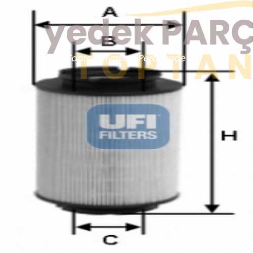 UFI MAZOT FILTRESI VW GOLF5 CADDY A3 1.9TDI