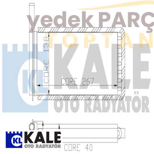 KALE KALORIFER RADYATORU ESCORT 1.4CL