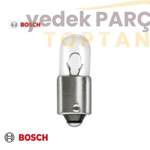 Yedek Parça :BOSCH AMPUL ECO 12 V 53 4W T4W PARK PLAKA VE YAN SINYAL AMPULU Özellikler: 1987302817