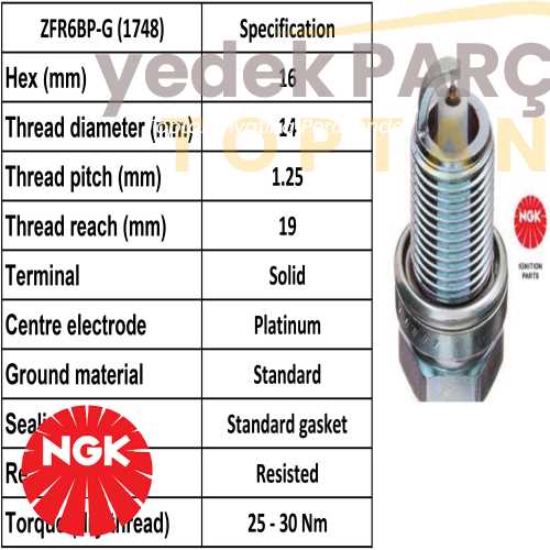 NGK BUJI ZFR6BP G ASTRAH ASTRAJ CORSAD INSIGNIA MERIVA 1.6 TURBO 07