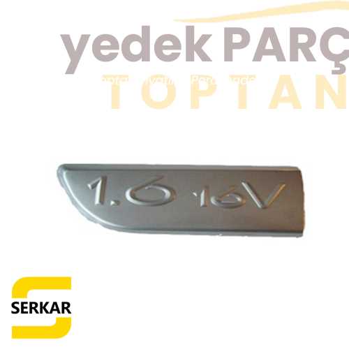 MEGANE II MONOGRAM ÇITA 1.6 16V KROM.YAZI SOL 