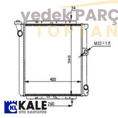 KALE RADYATOR BORULU R9 (2 SIRA AL+PL SISTEM)