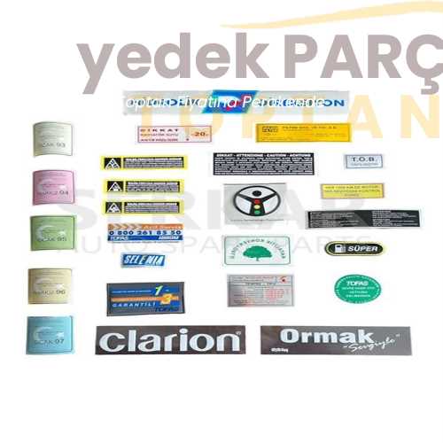 TEMPRA TİPO ETİKET TAKIMI FULL