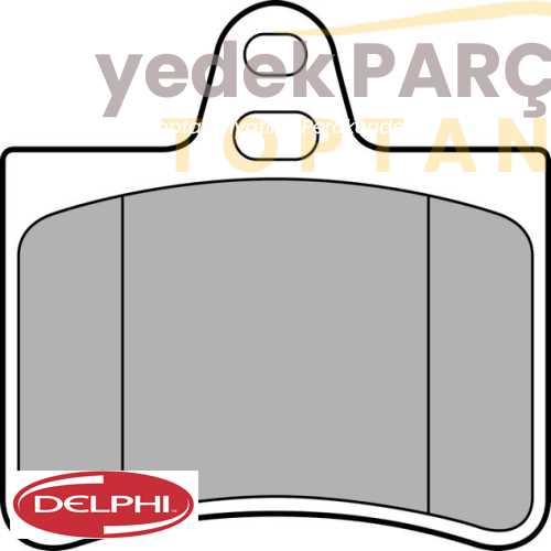 DELPHI FREN BALATASI ARKA CITROEN C5 05/01>