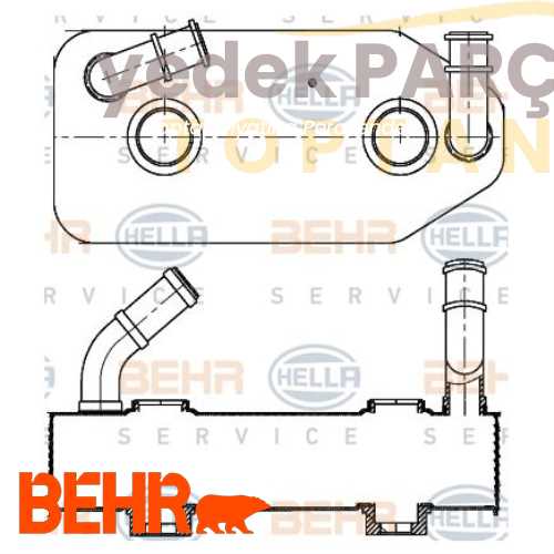 BEHR YAG SOGUTUCU BORA GOLF3 IV PASSAT AHARAN POLO T4 TUM MODEL OTOM.SANZ 8MO376787681