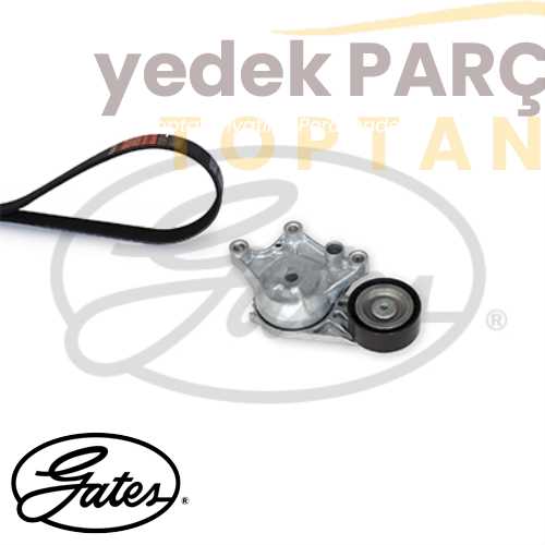 GATES ALTERNATOR KAYIS GERGI SETI 208 308 3008 5008 PARTNER 1.6HDI