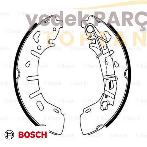 BOSCH ARKA FREN BALATASI KAMPANA ARKA DOBLO3 10-