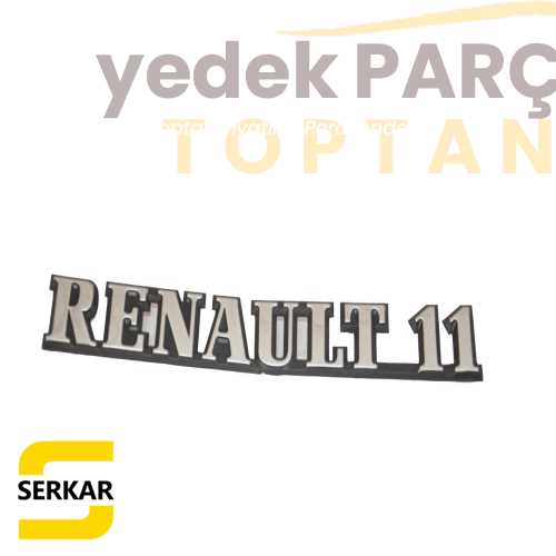 Yedek Parça :ARKA BAGAJ YAZI RENAULT 11 Özellikler: 