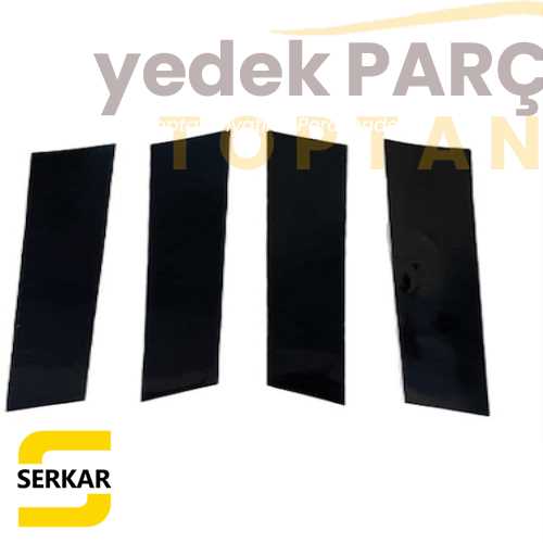 EGEA YAN DİREK BANDI SİYAH PARLAK