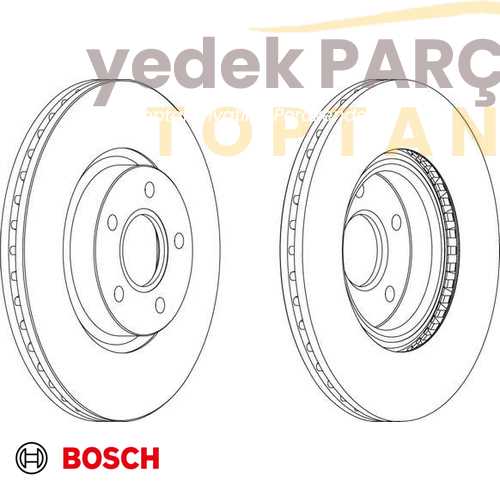 BOSCH FREN DISKI ÖN ADET (300 MM ) DV61 & EA/AA)