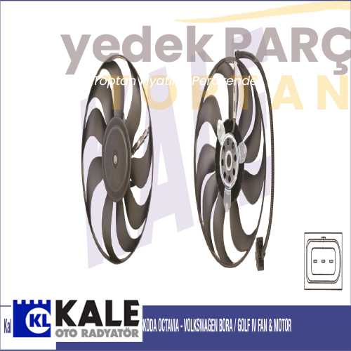 KALE FAN MOTOR SEAT LEON TOLEDO II SKODA OCTAVIA VW BORA GOLF4