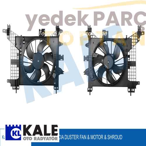 KALE FAN MOTORU+DAVLUMBAZ DUSTER 1.6 16V 04.10>