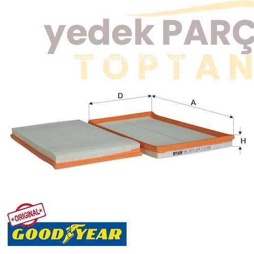 Yedek Parça :GOODYEAR HAVA FILTRESI Özellikler: 