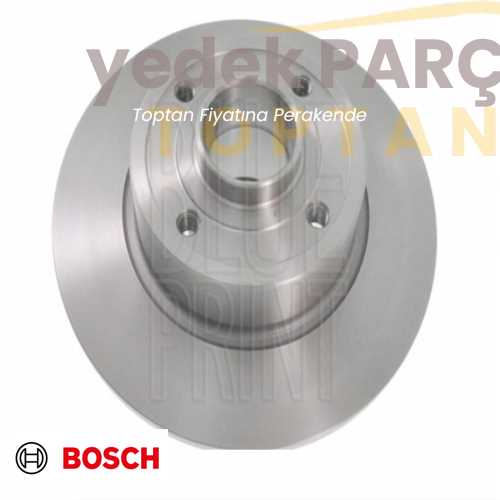 BOSCH FREN DISK AYNASI ARKA (TEKLI) DUZ 240MM CLIO3 MEGANE2 MODUS