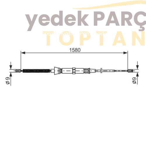 EL FREN TELİ POLO İBİZA FABİA 01-10