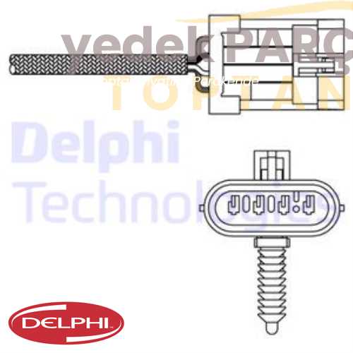 DELPHI OKSIJEN SENSORU ASTRAG ZAFIRA I 04>06