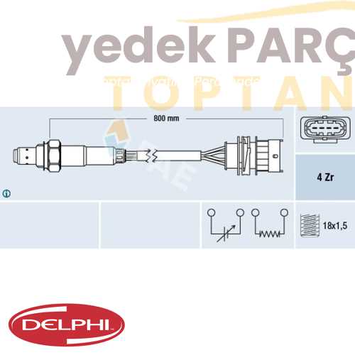 DELPHI OKSIJEN SENSÖRÜ  KONUM 2 Araç Elektronigi