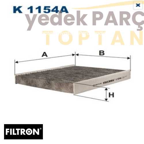 FILTRON POLEN FILTRESI (KARBONLU)/4M5J 19G244 ABHF