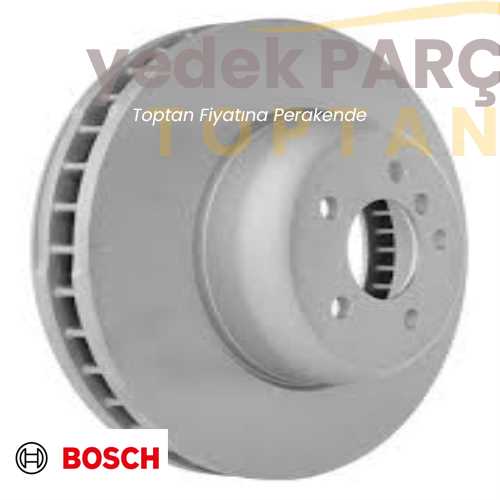 BOSCH FREN DISKI (TEKLI) ON [348 /30284 MM] HAVA KANALLI KAPLAMALI YUKSEK KARBON ALASIMLI CIVATA KIT F10