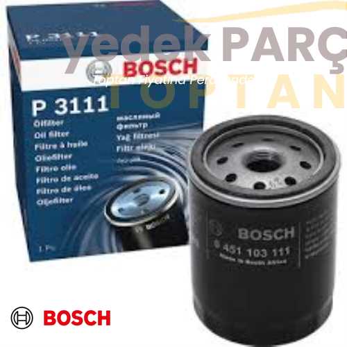 BOSCH YAG FILTRESI BORULU