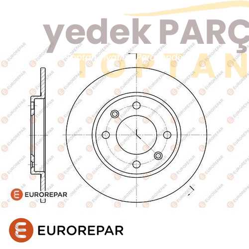 EUROREPAR ERP FREN DISKI ARKA :TAKIM